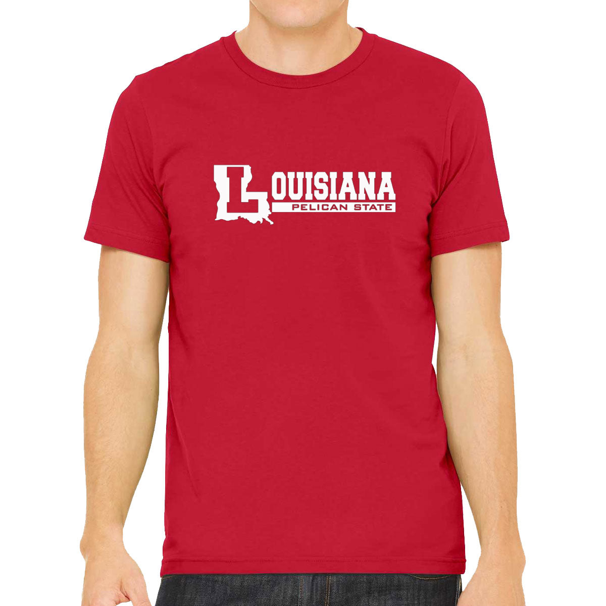 Louisiana Pelican State Men's T-shirt
