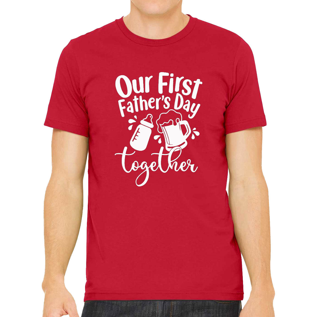 Our First Father's Day Together Men's T-shirt