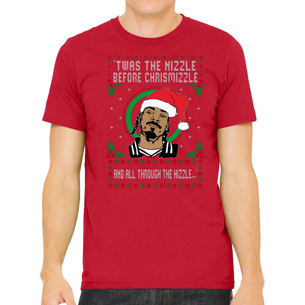 Twas The Nizzle Before Chrismizzle Snoop Dogg Ugly Men's T-shirt