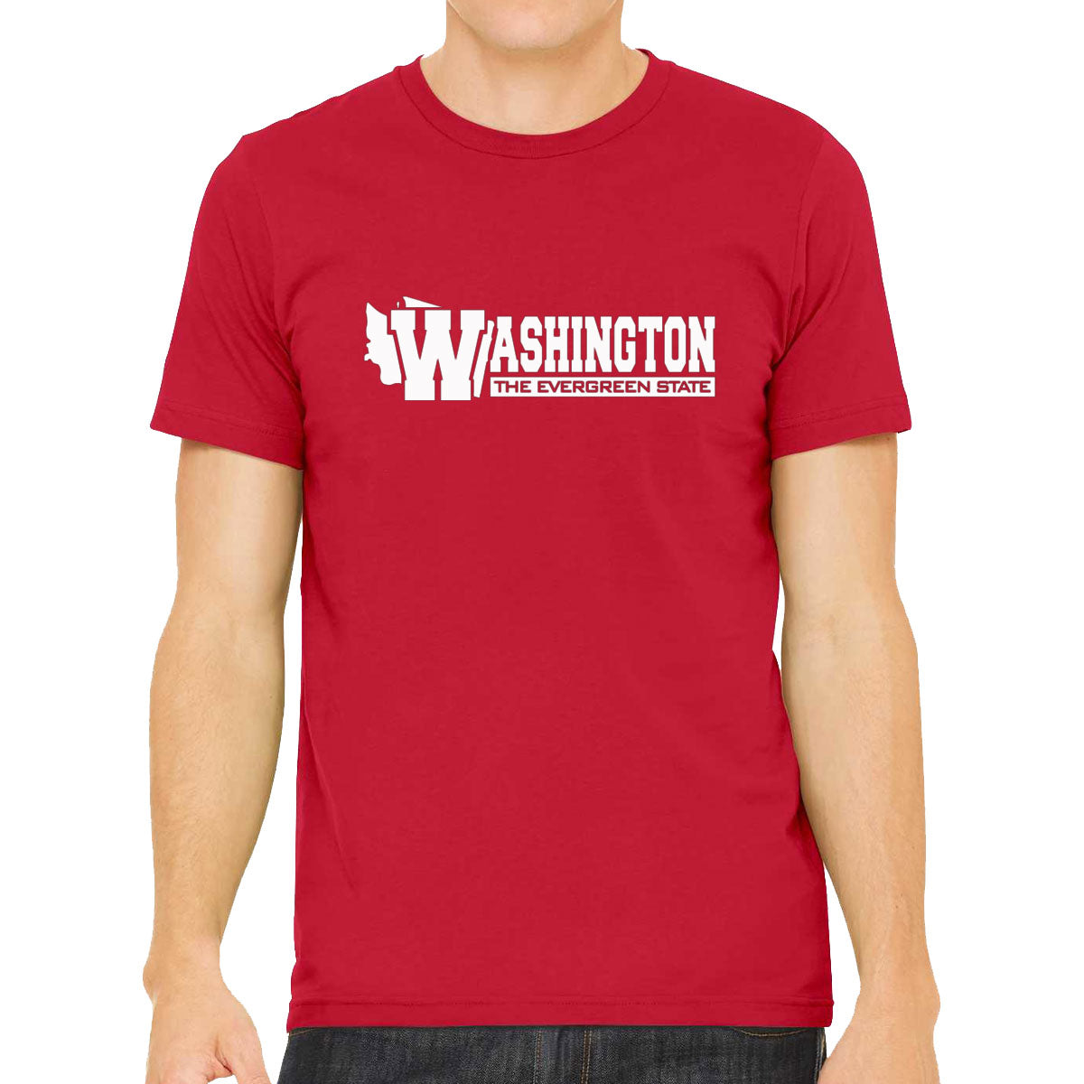 Washington The Evergreen State Men's T-shirt
