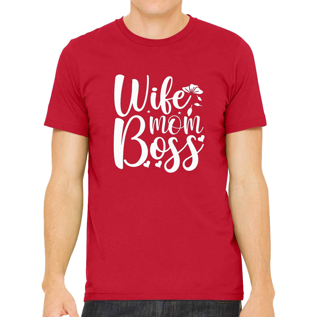 Wife Mom Boss Men's T-shirt