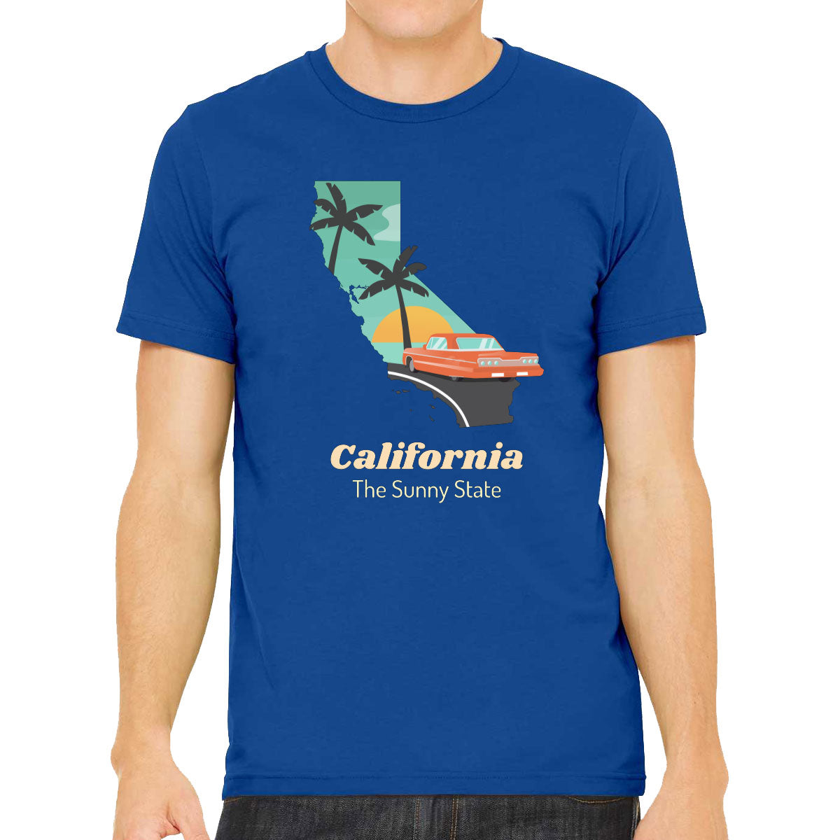 California The Sunny State Men's T-shirt
