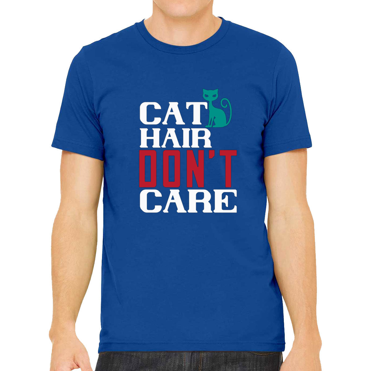 Cat Hair Don't Care Men's T-shirt