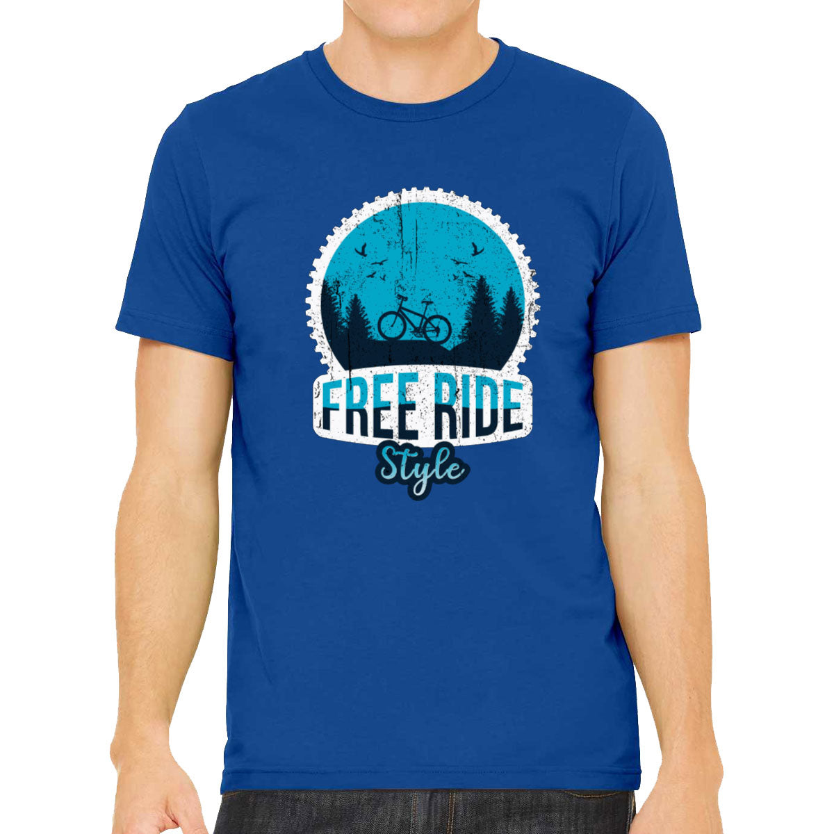 Free Ride Style Bicycle Men's T-shirt