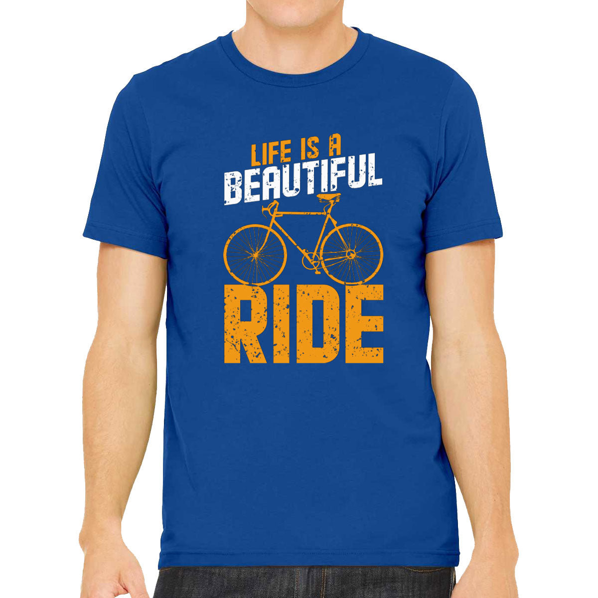Life Is A Beautiful Ride Bicycle Men's T-shirt