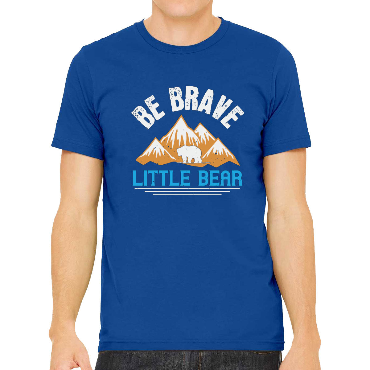 Be Brave Little Bear Men's T-shirt