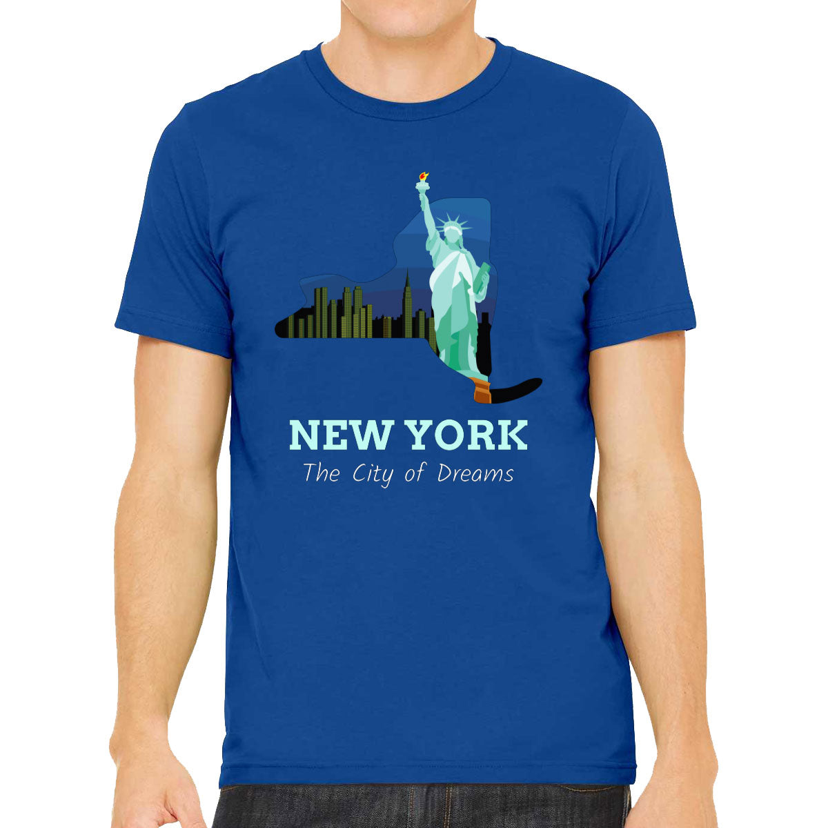 New York The City Of Dreams Men's T-shirt