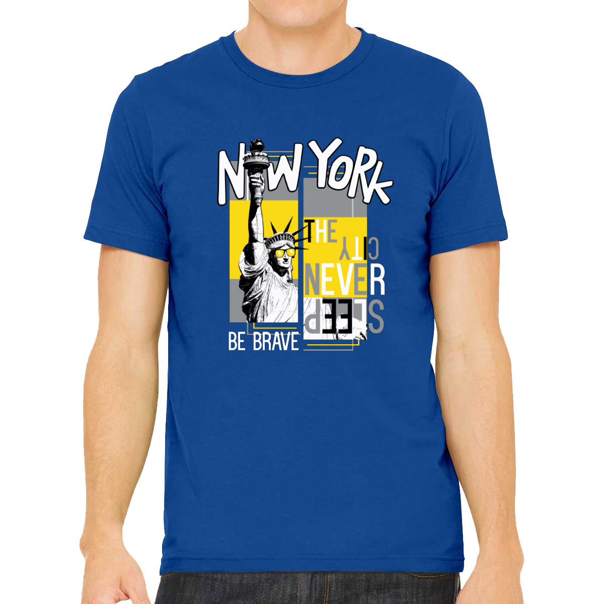 New York The City Never Sleep Men's T-shirt