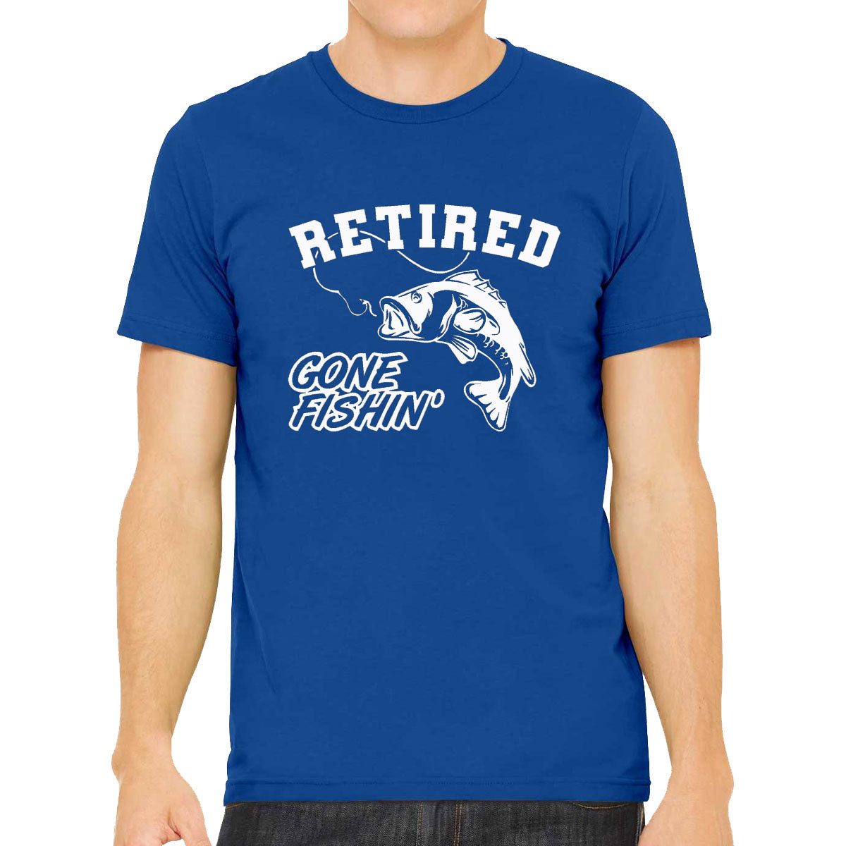 Retired, Gone Fishing Men's T-shirt