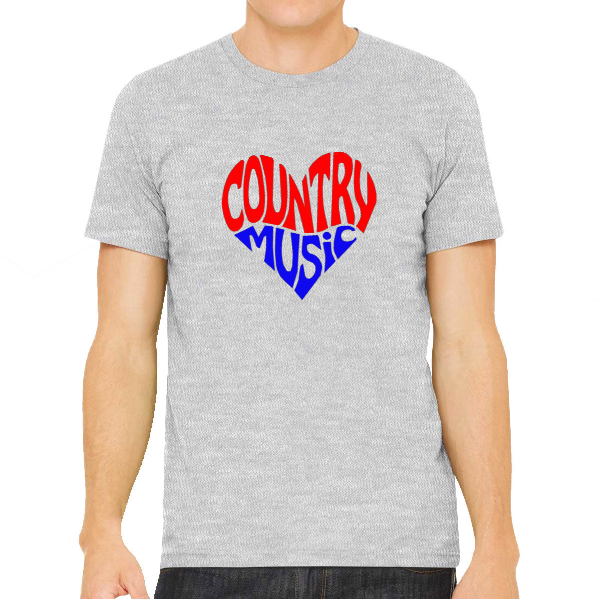 Country Music Heart Men's T-shirt