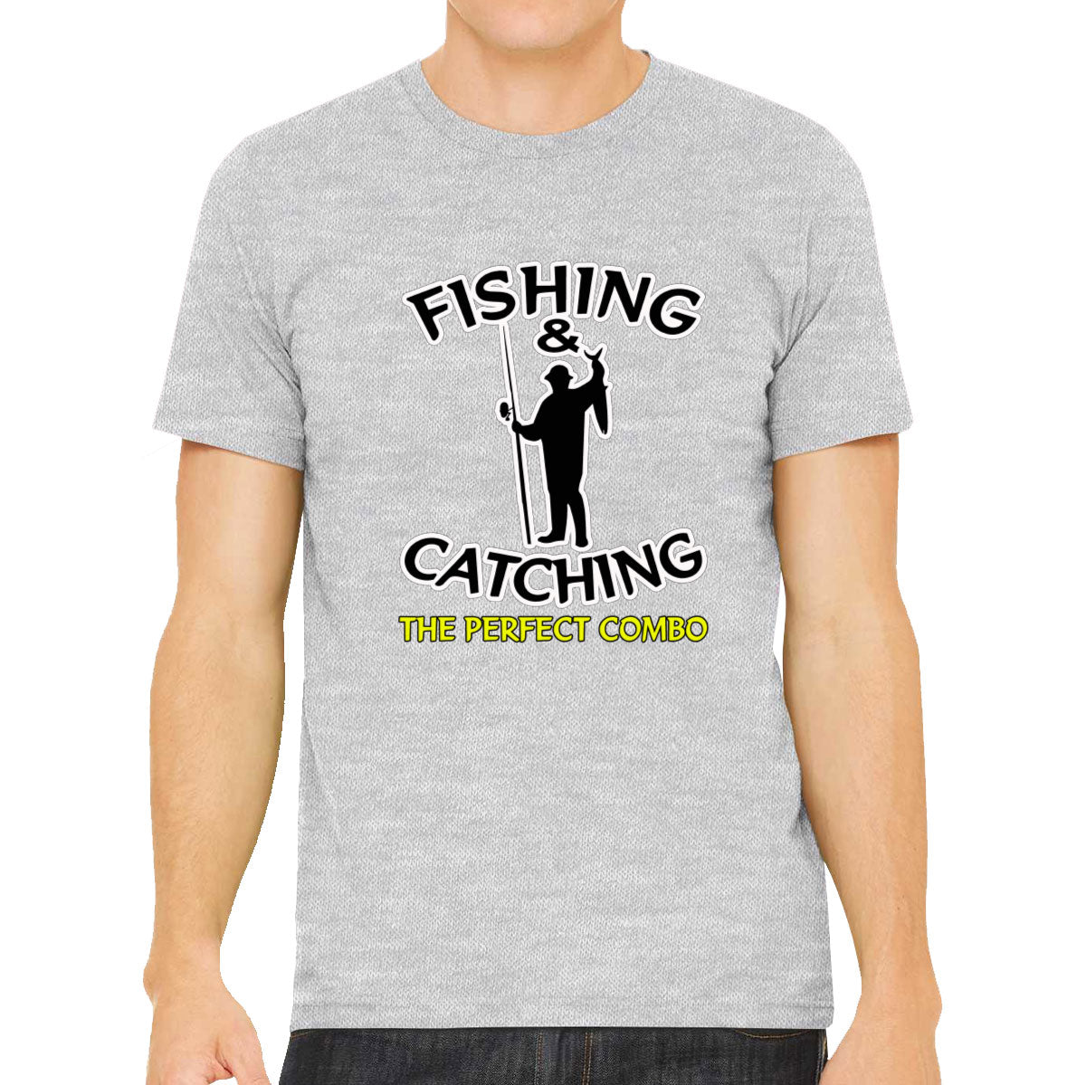 Fishing And Catching The Perfect Combo Retirement Men's T-shirt