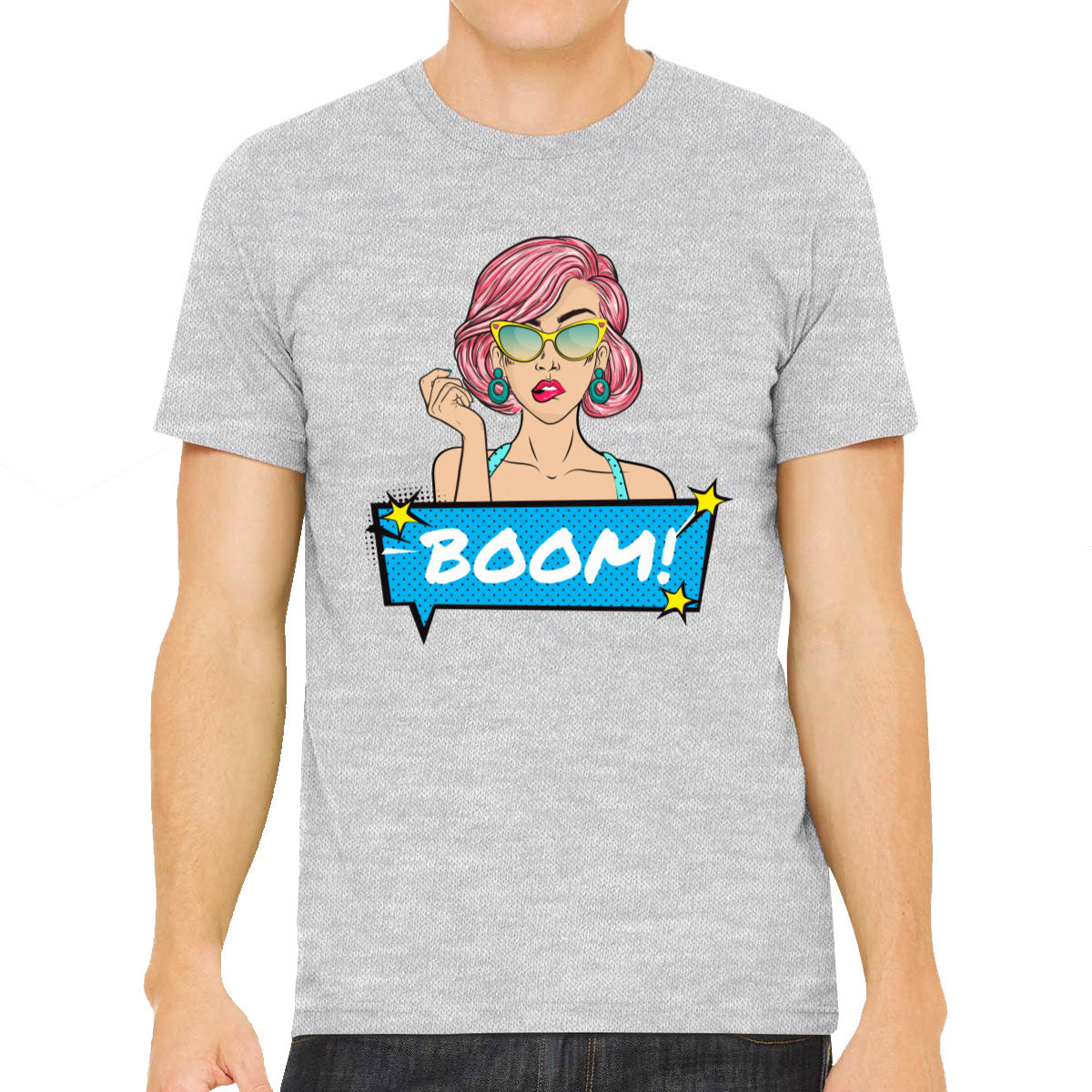 Retro Pop Art Lady Men's T-shirt