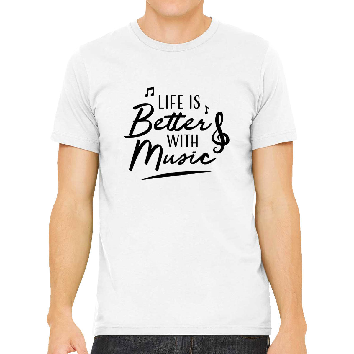 Life Is Better With Music Men's T-shirt
