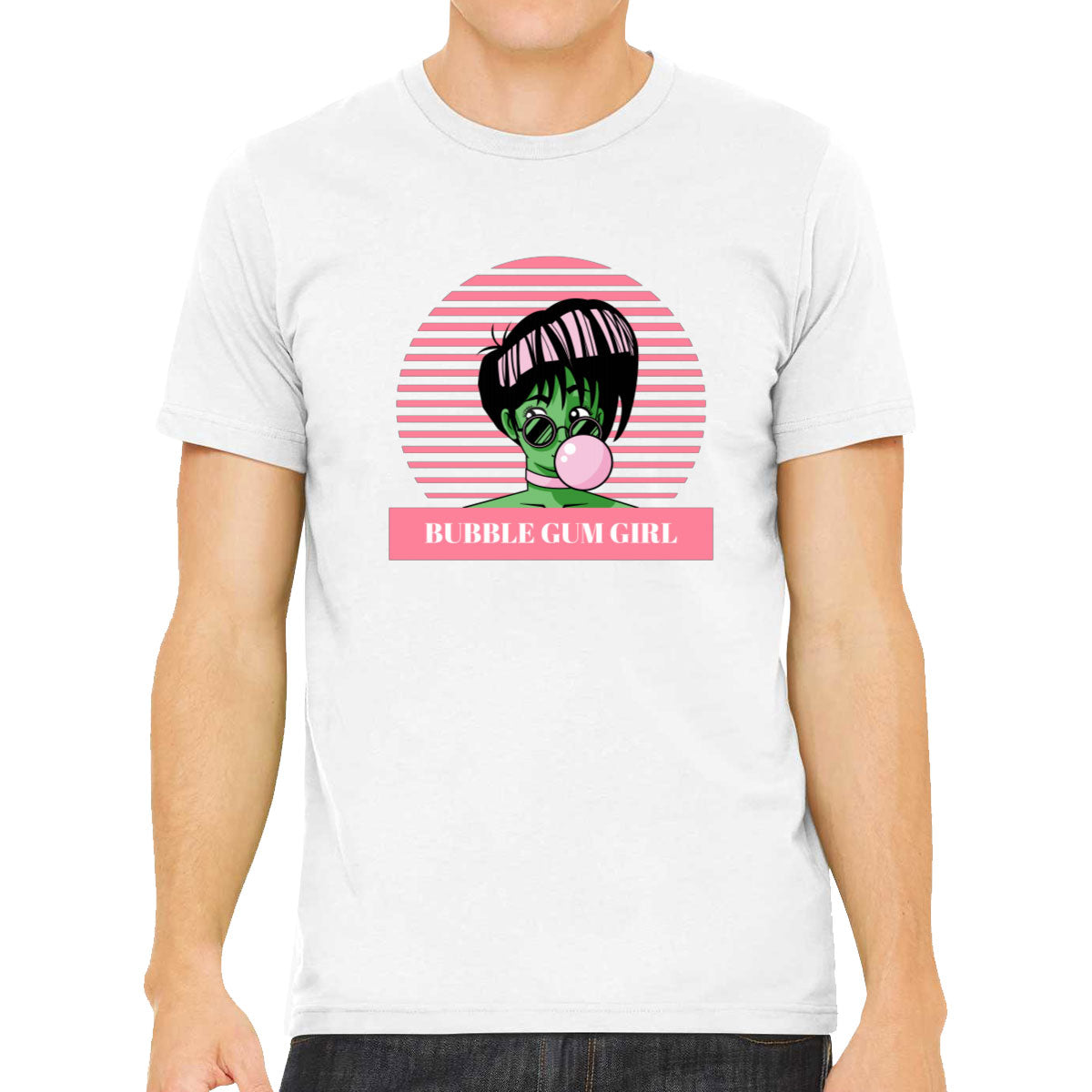 Bubble Gum Girl Men's T-shirt