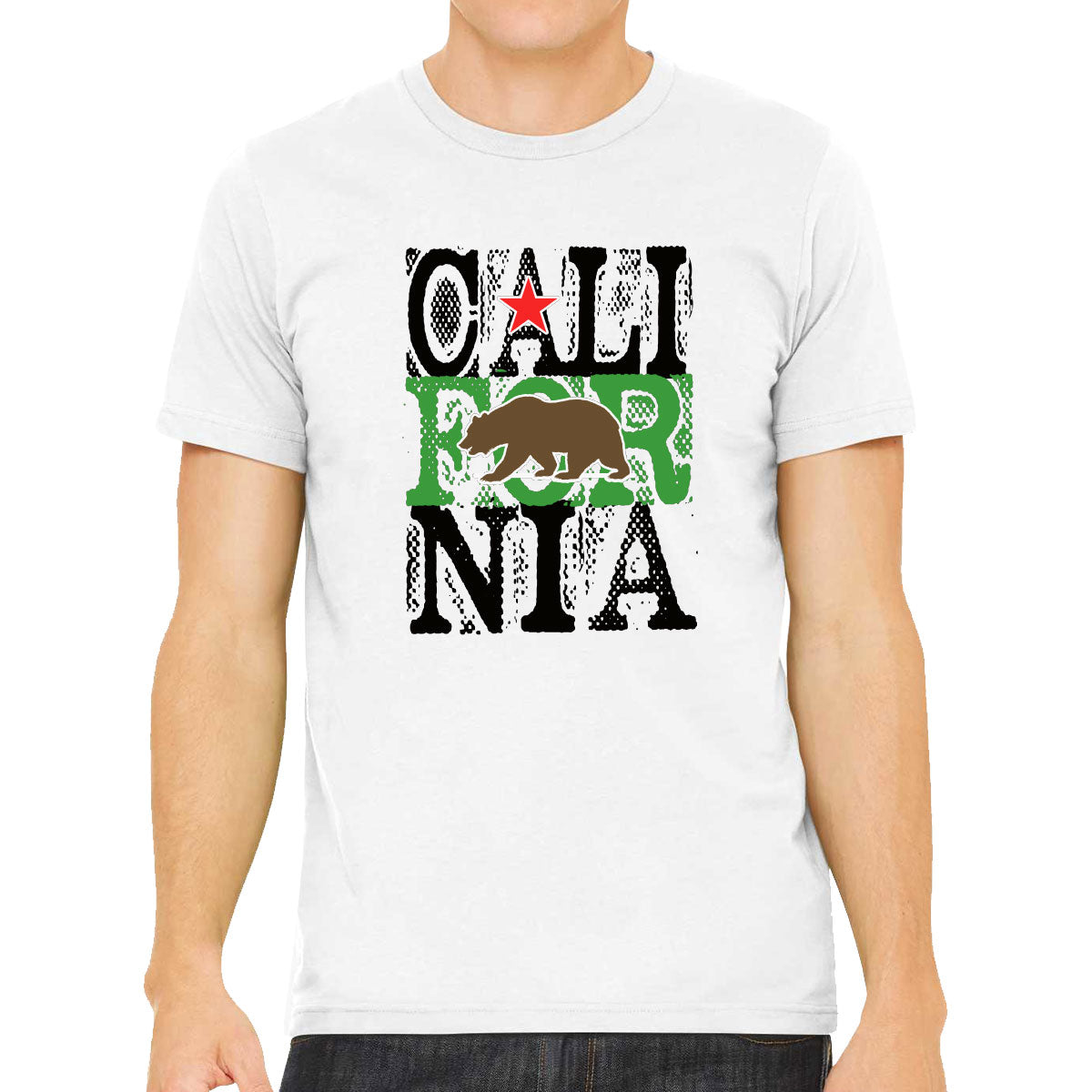 California Republic Bear Men's T-shirt