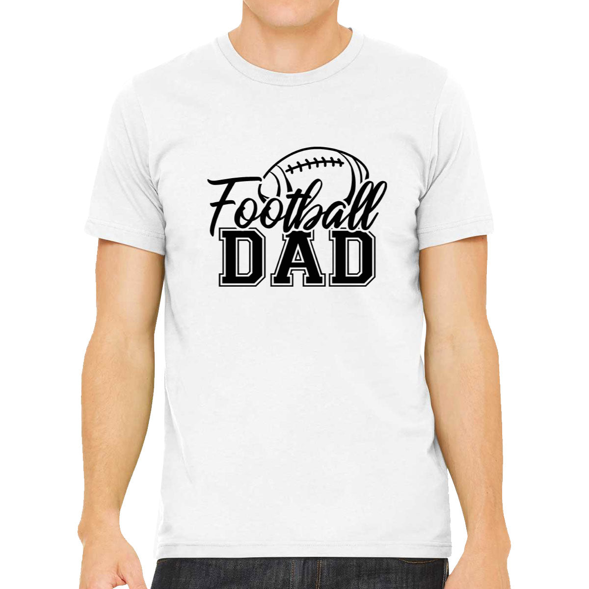 Football Dad Football Men's T-shirt
