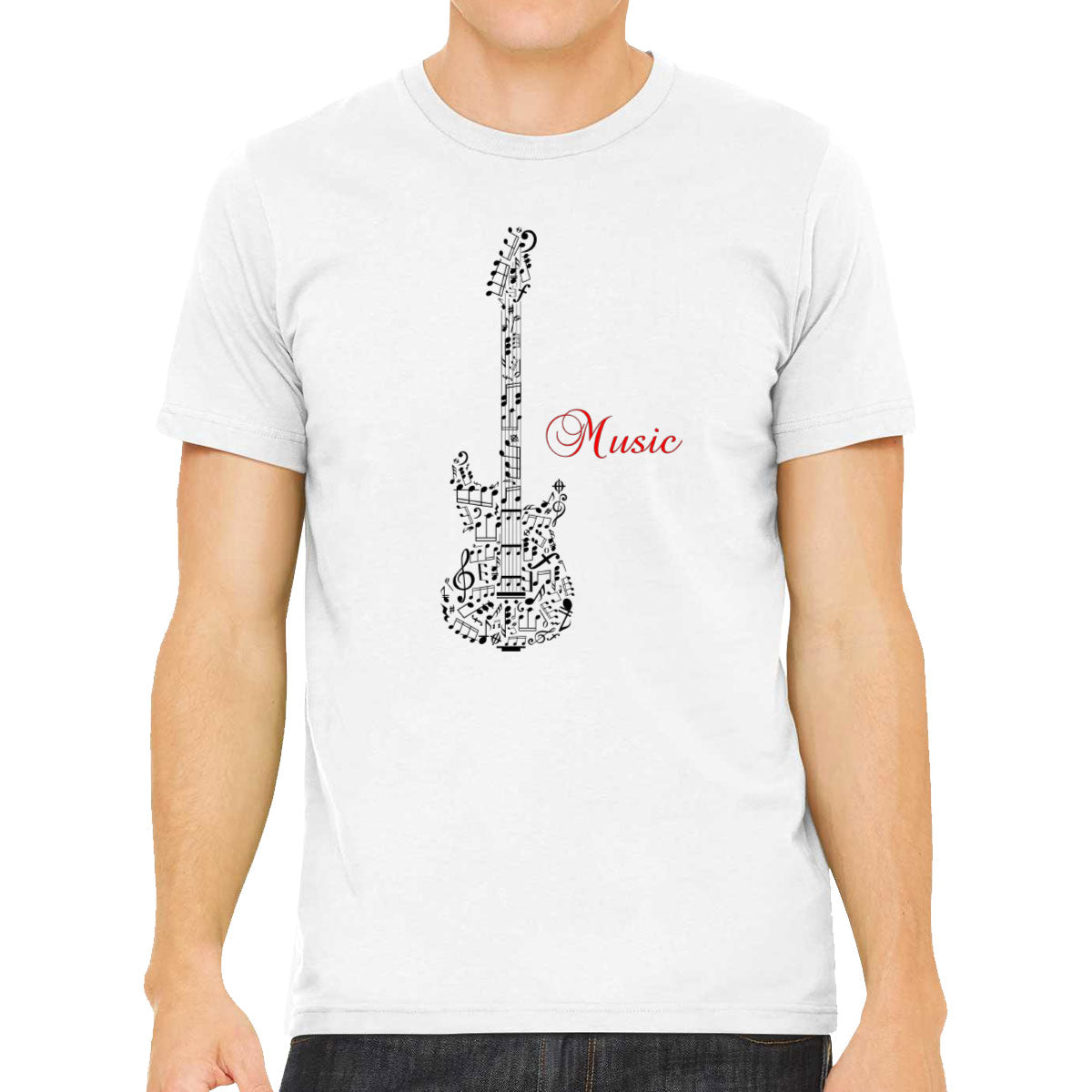 Music Guitar Men's T-shirt