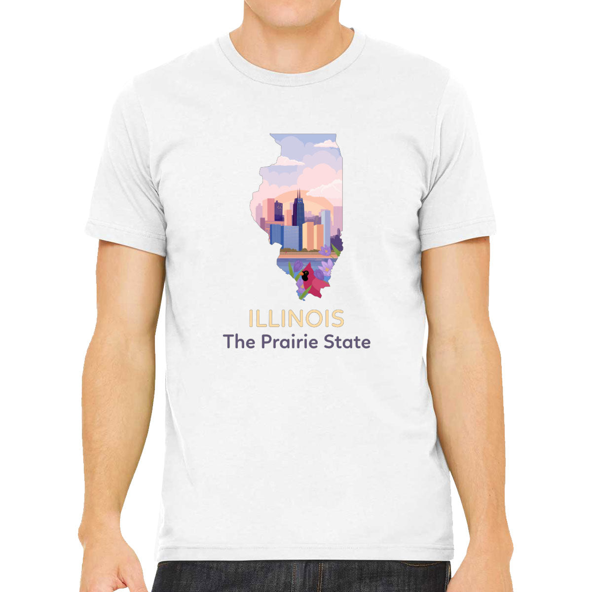 Illinois The Prairie State Men's T-shirt