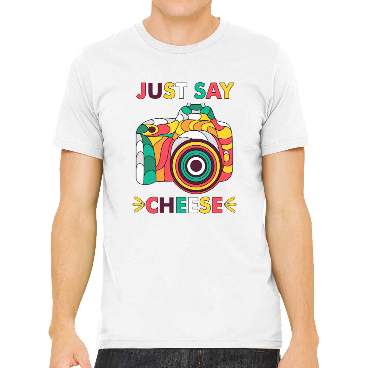 Just Say Cheese Photographer Men's T-shirt