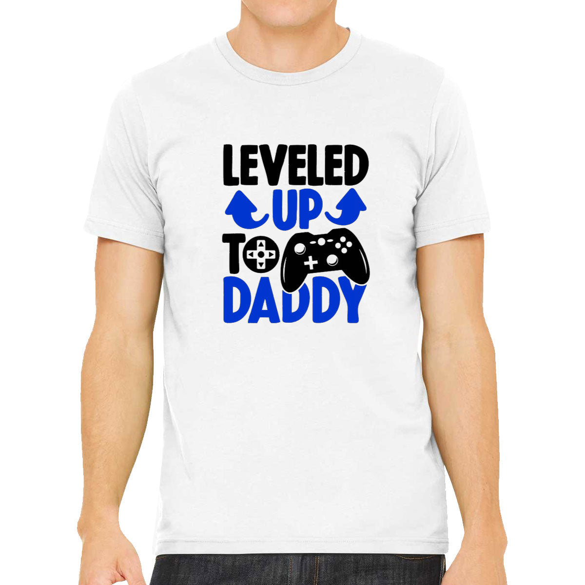 Leveled Up To Daddy Men's T-shirt