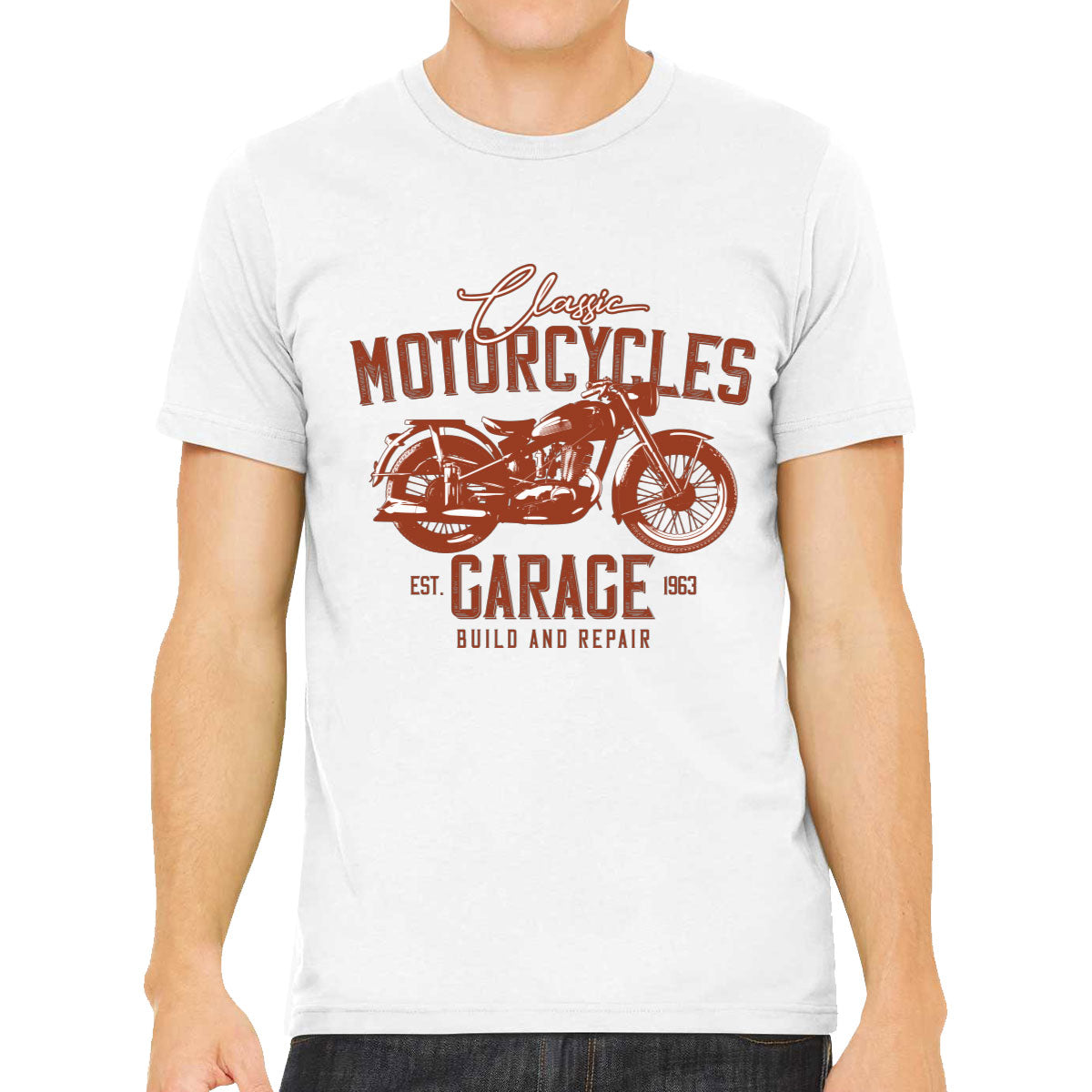 Classic Motorcycles Garage Men's T-shirt