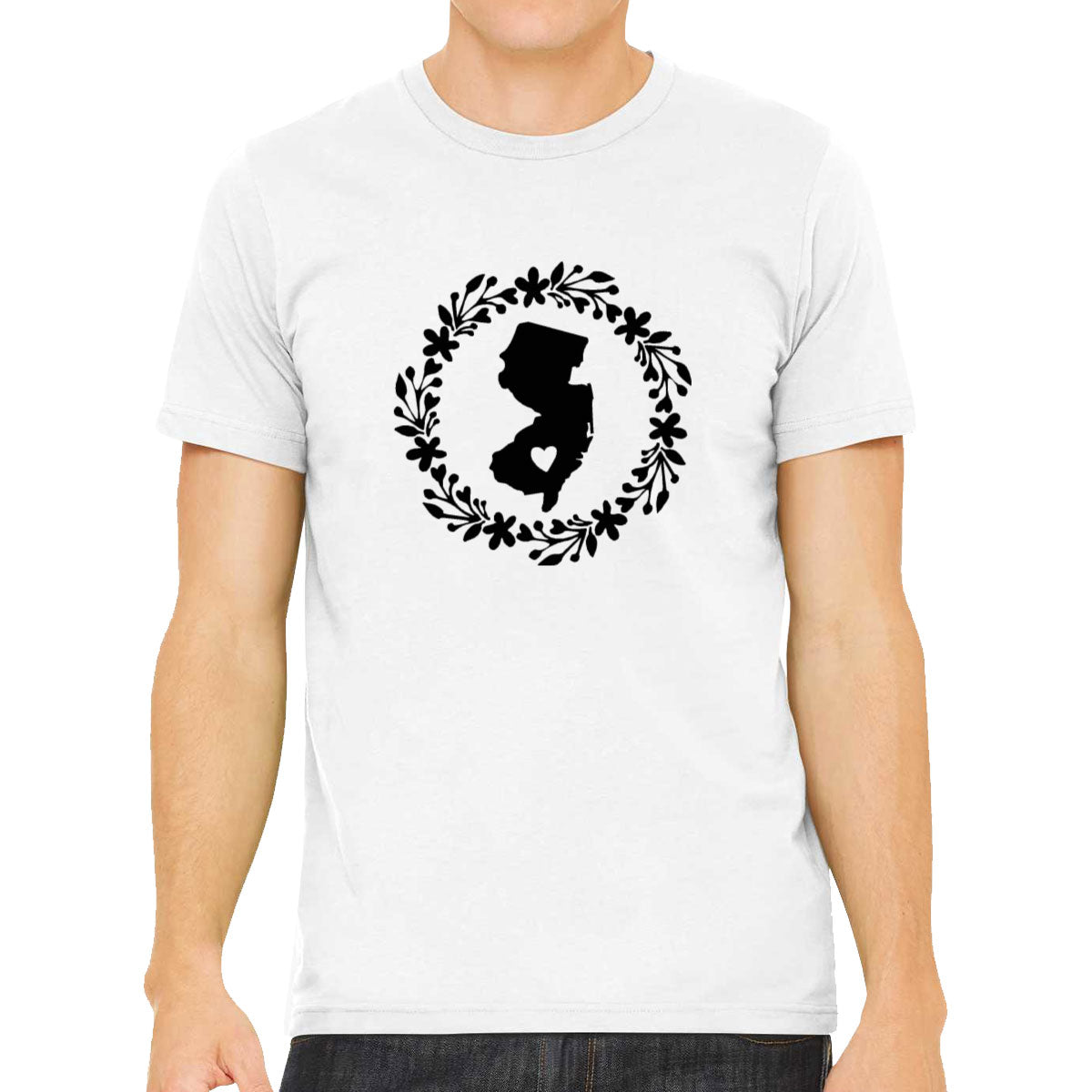 New Jersey NJ Heart Men's T-shirt