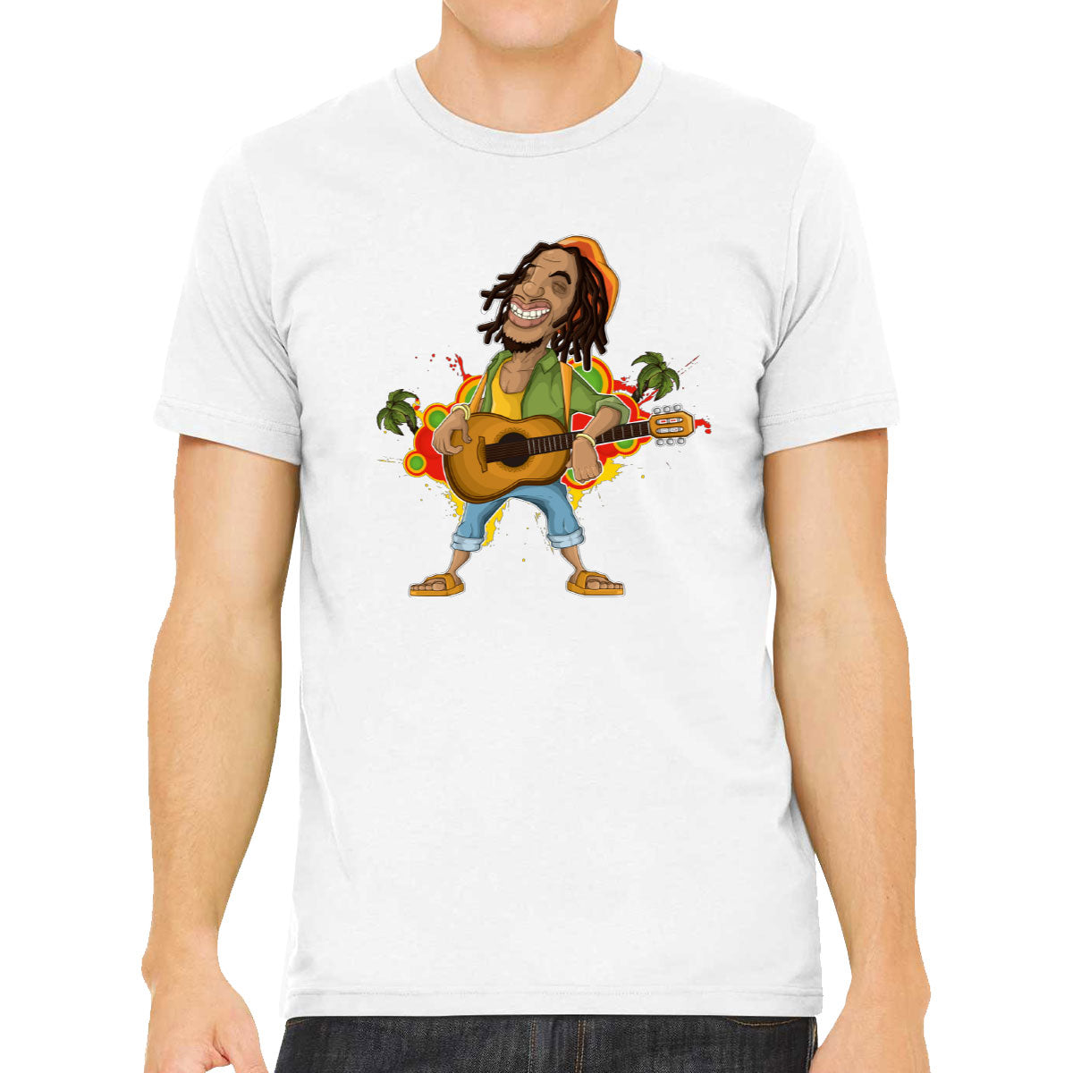 Rasta Reggae Rastafarian Men's T-shirt