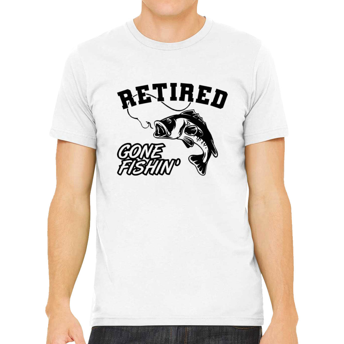Retired, Gone Fishing Men's T-shirt