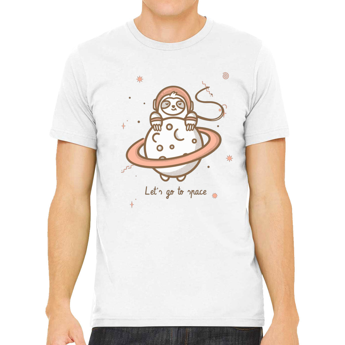 A Sloth In Space Men's T-shirt