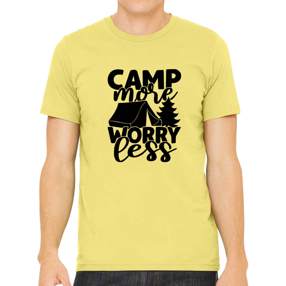 Camp More Worry Less Men's T-shirt