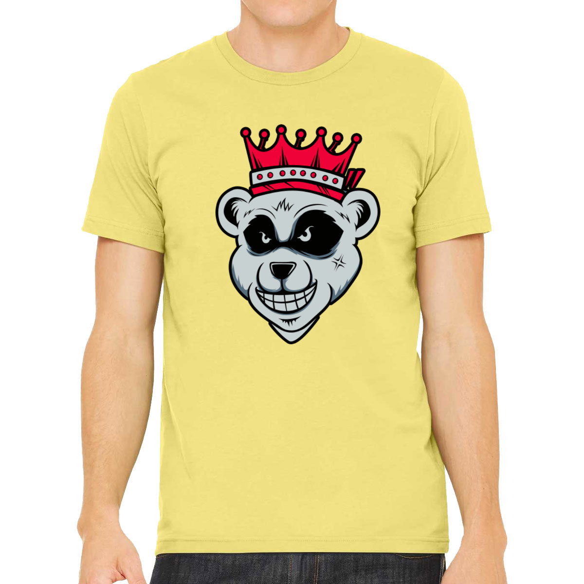 King Bear With Crown Men's T-shirt