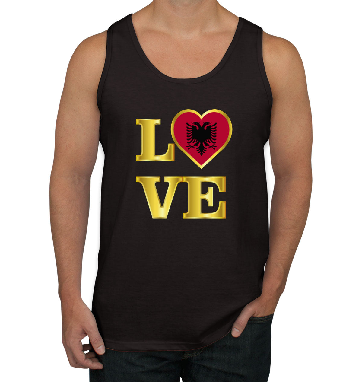 Albania Love Men's Tank Top