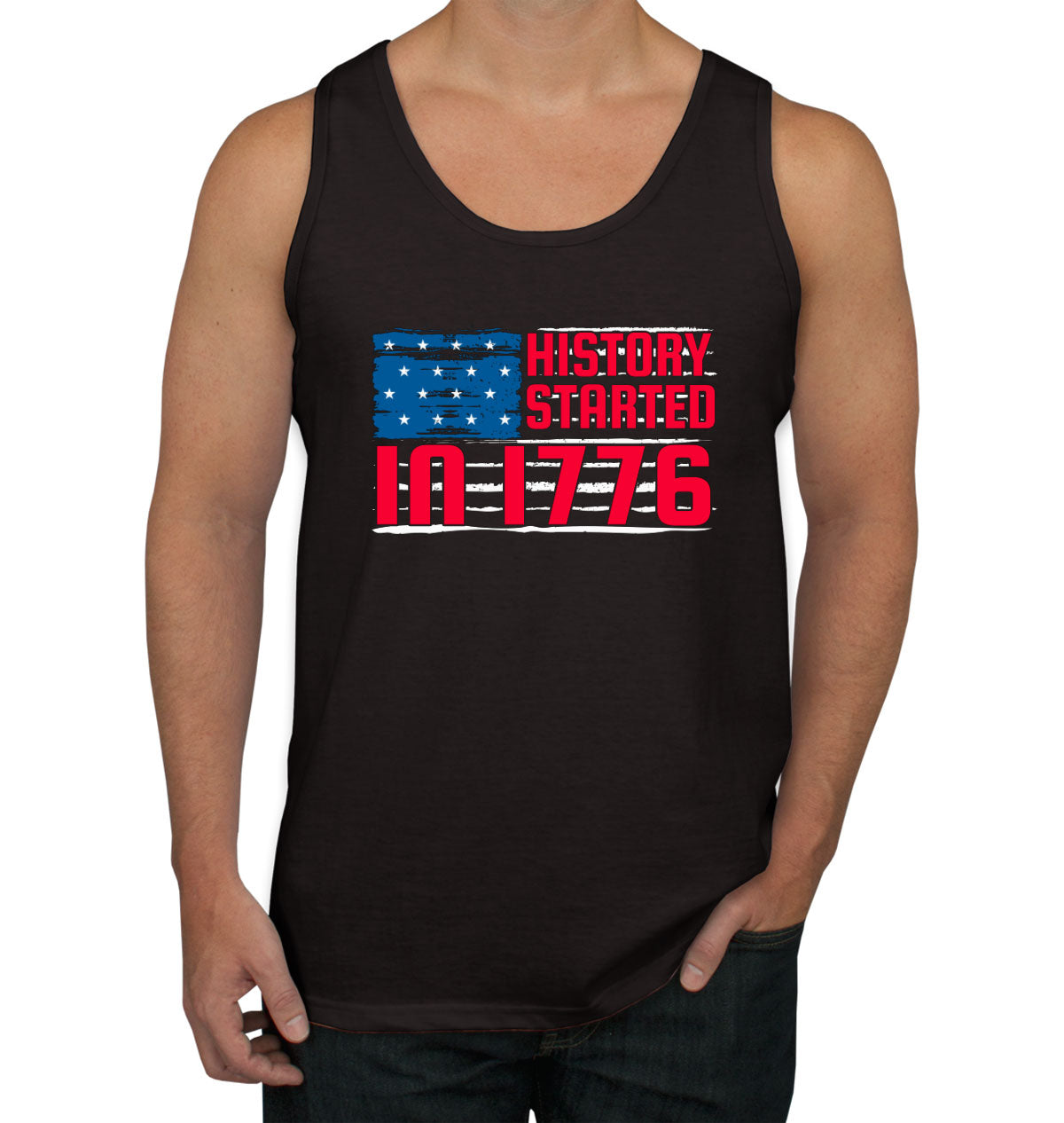 History Started In 1776 Men's Tank Top