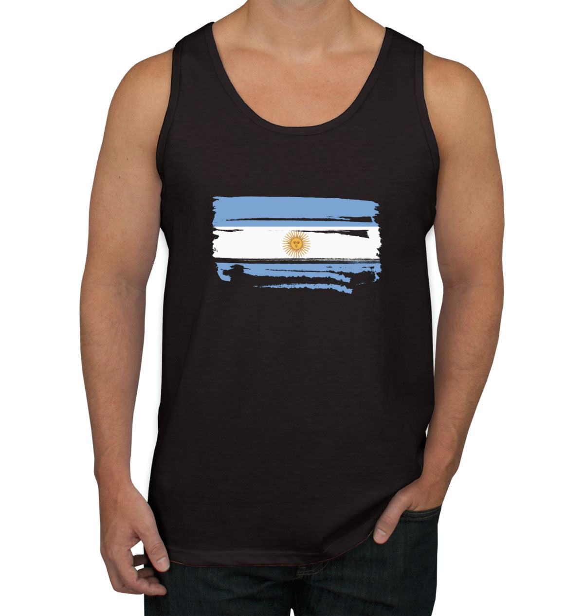 Argentina Flag Men's Tank Top