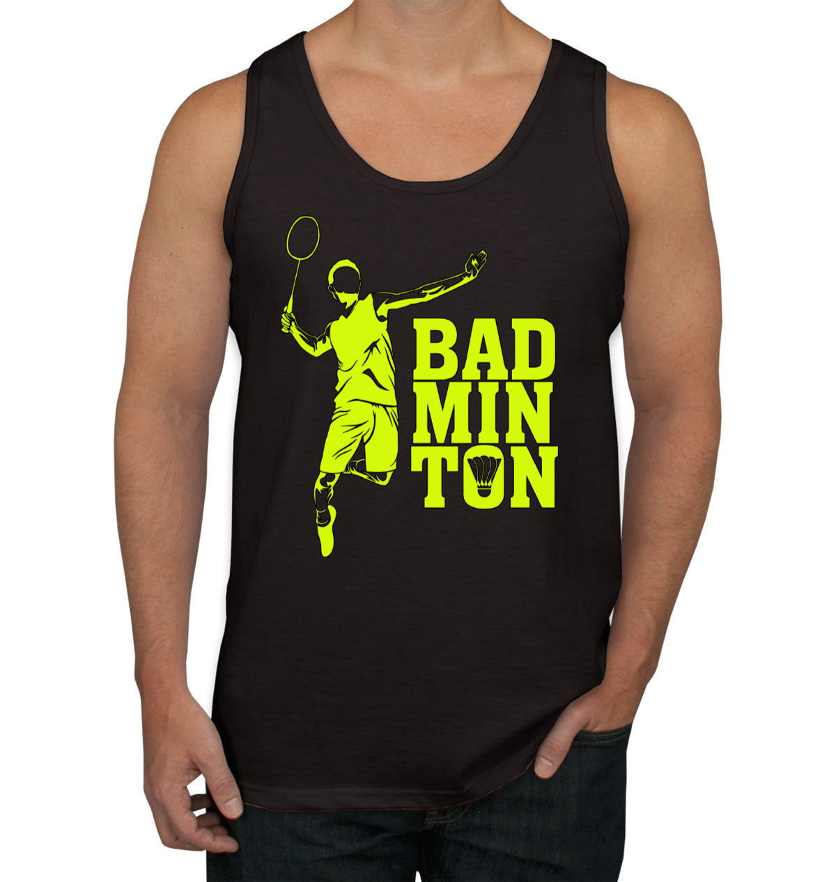 Badminton Player Men's Tank Top