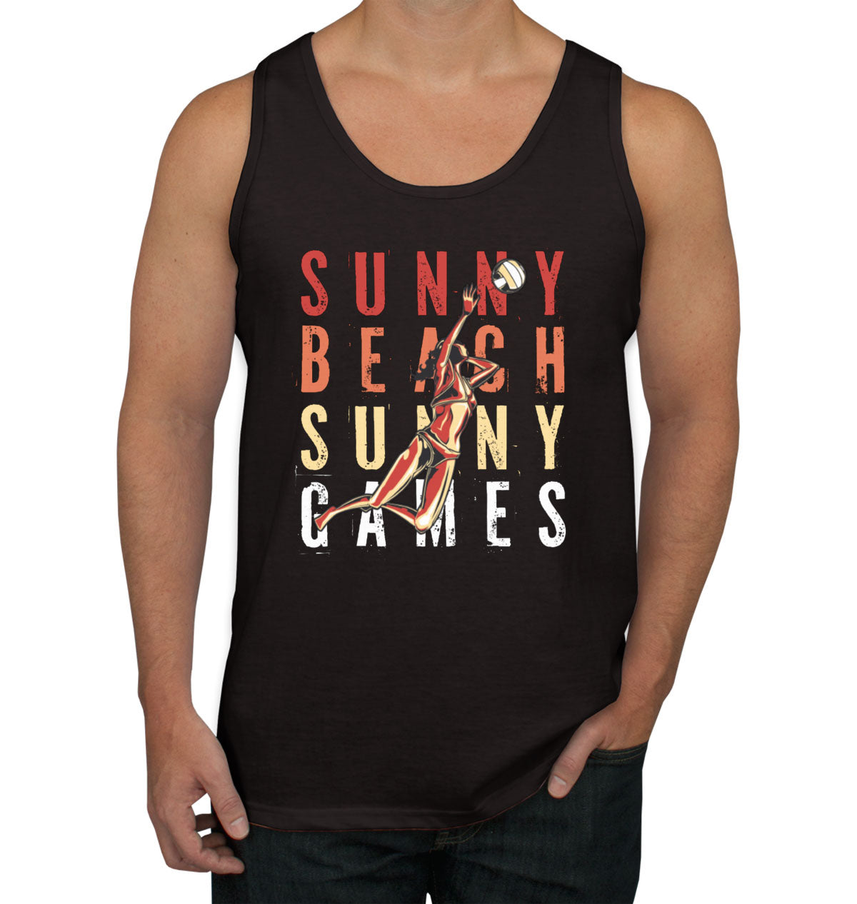 Beach Volleyball Men's Tank Top