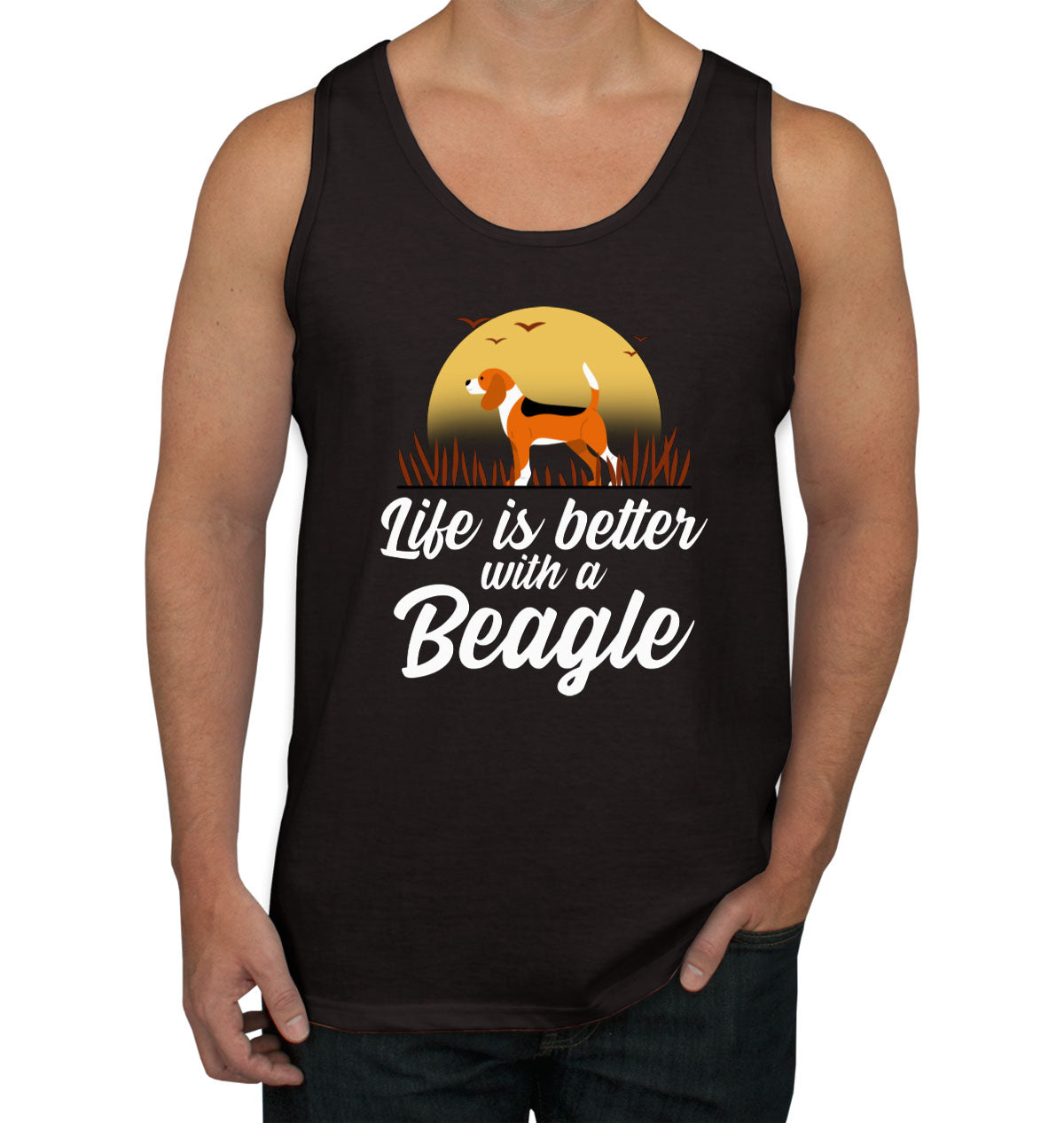 Life Is Better With A Beagle Men's Tank Top