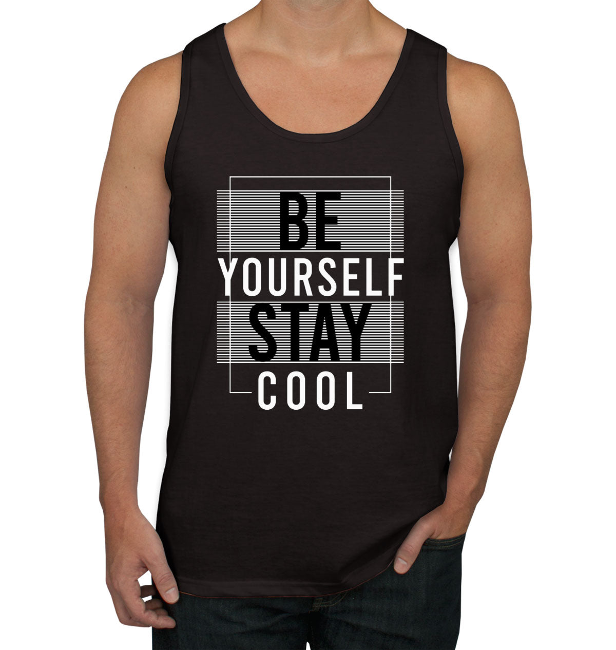 Be Yourself Stay Cool Men's Tank Top