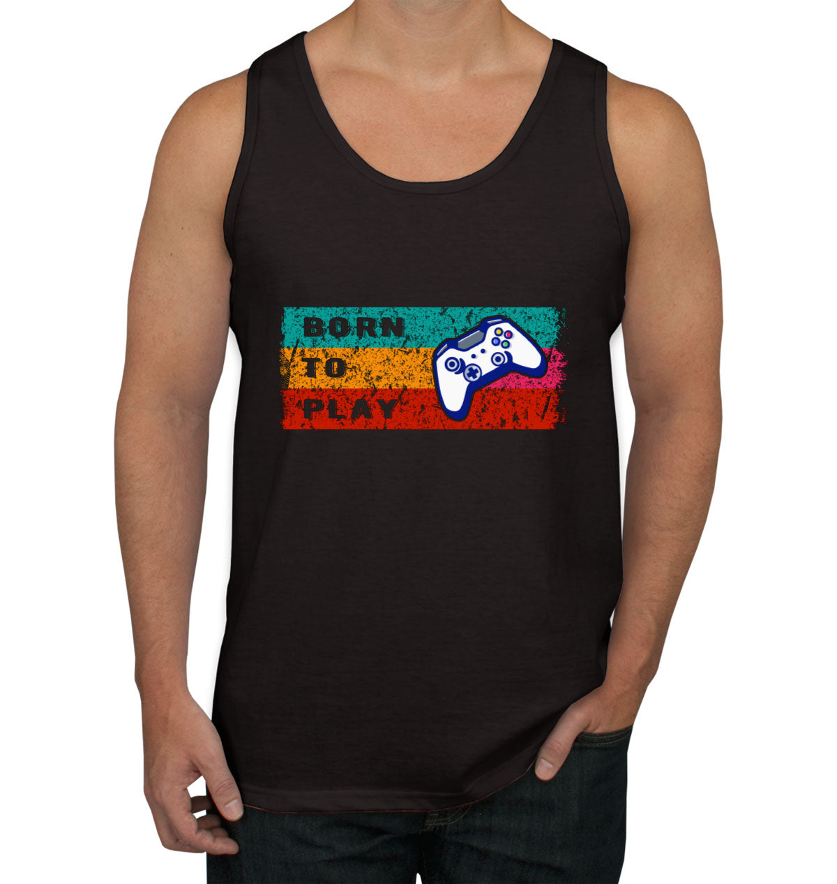 Born To Play Game Men's Tank Top