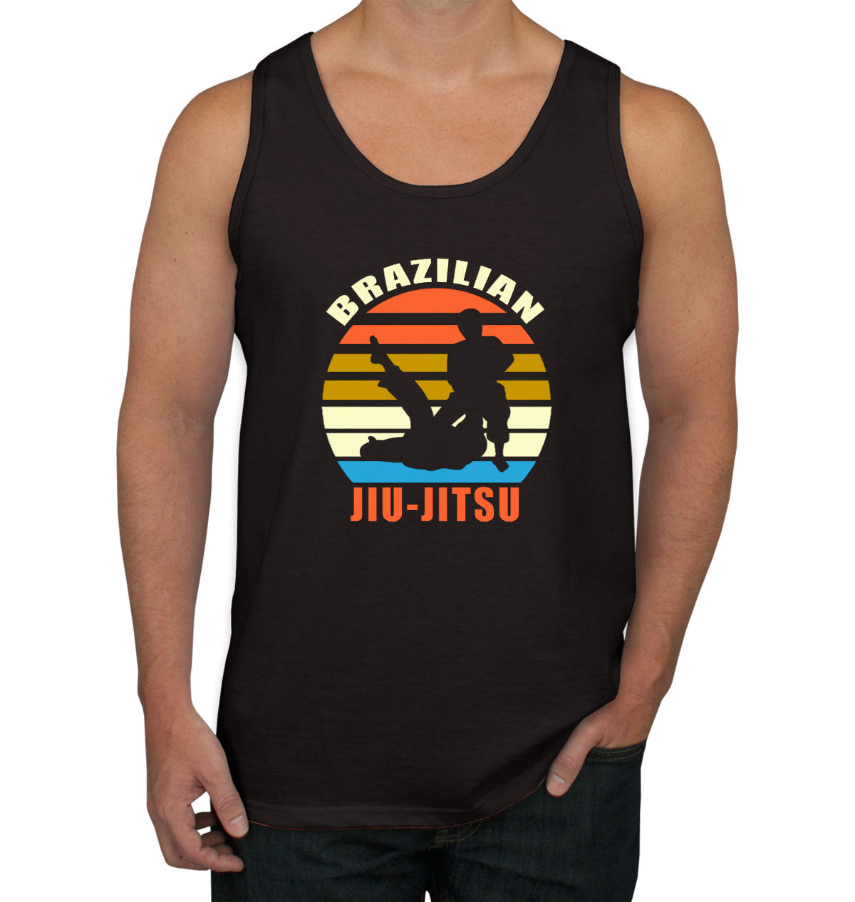 Brazilian Jiu-Jitsu Martial Art Men's Tank Top