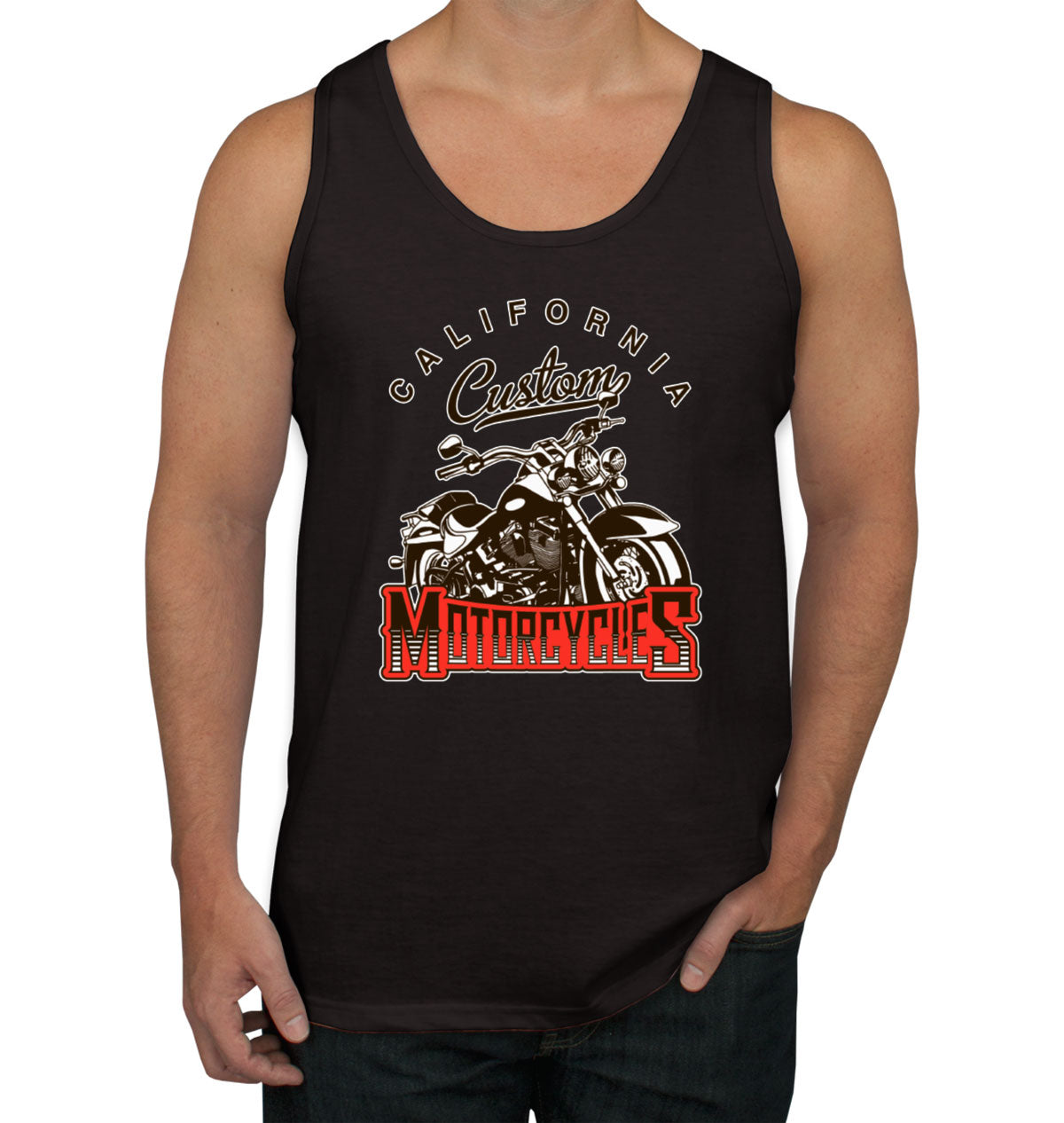 California Custom Motorcycles Men's Tank Top