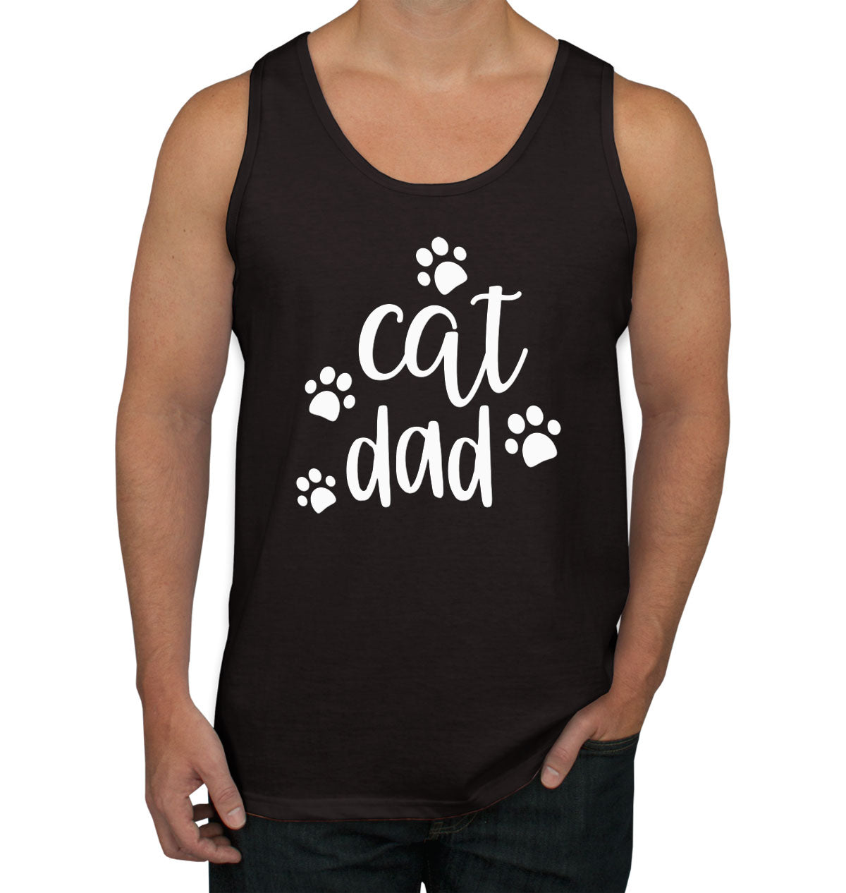 Cat Dad Men's Tank Top