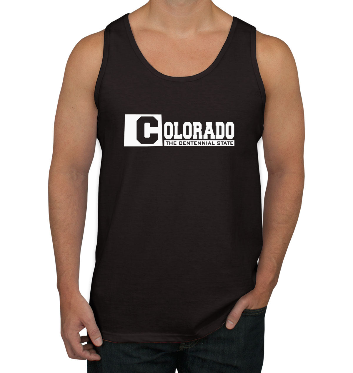 Colorado The Centennial State Men's Tank Top