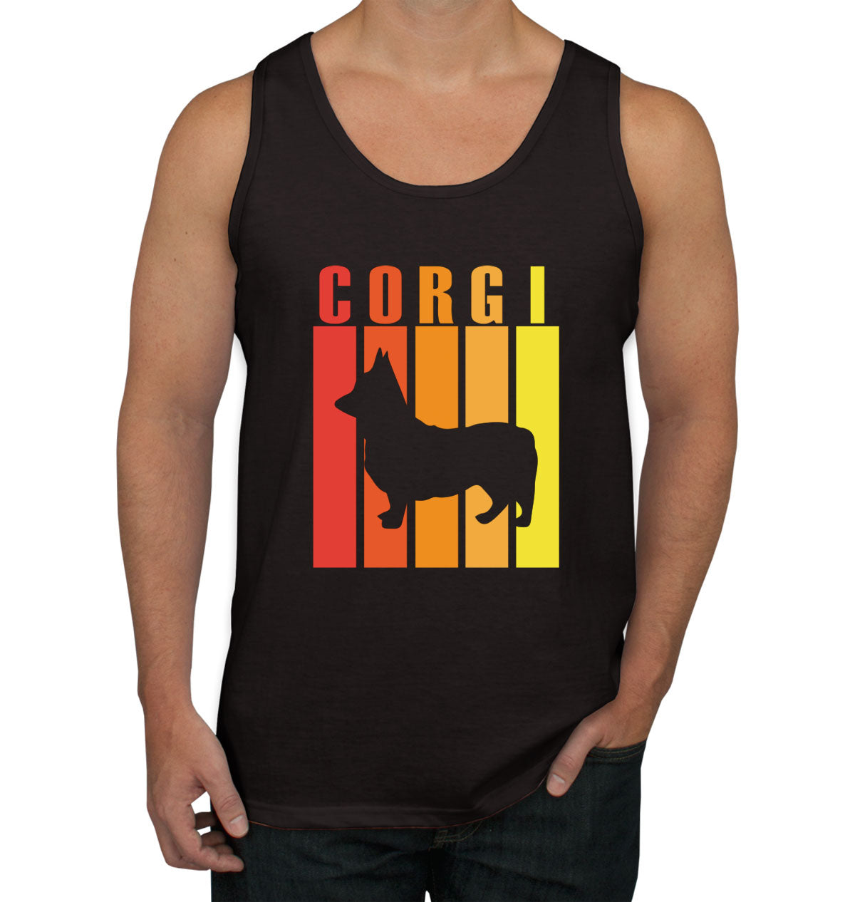 Pembroke Welsh Corgi Dog Men's Tank Top