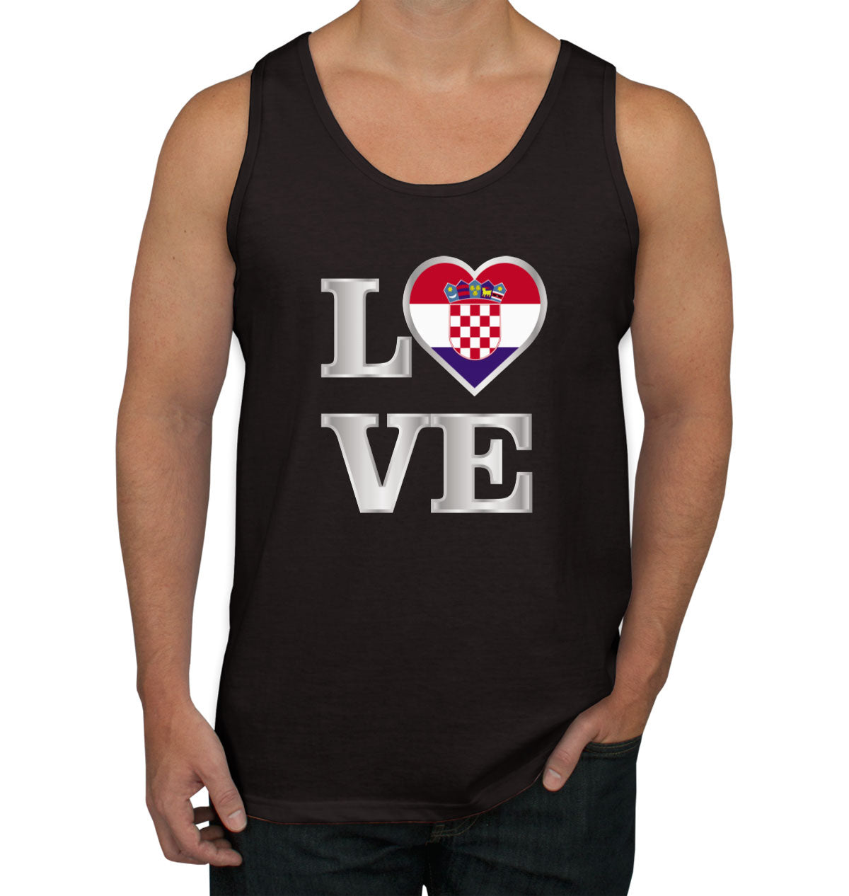 Croatia Love Men's Tank Top