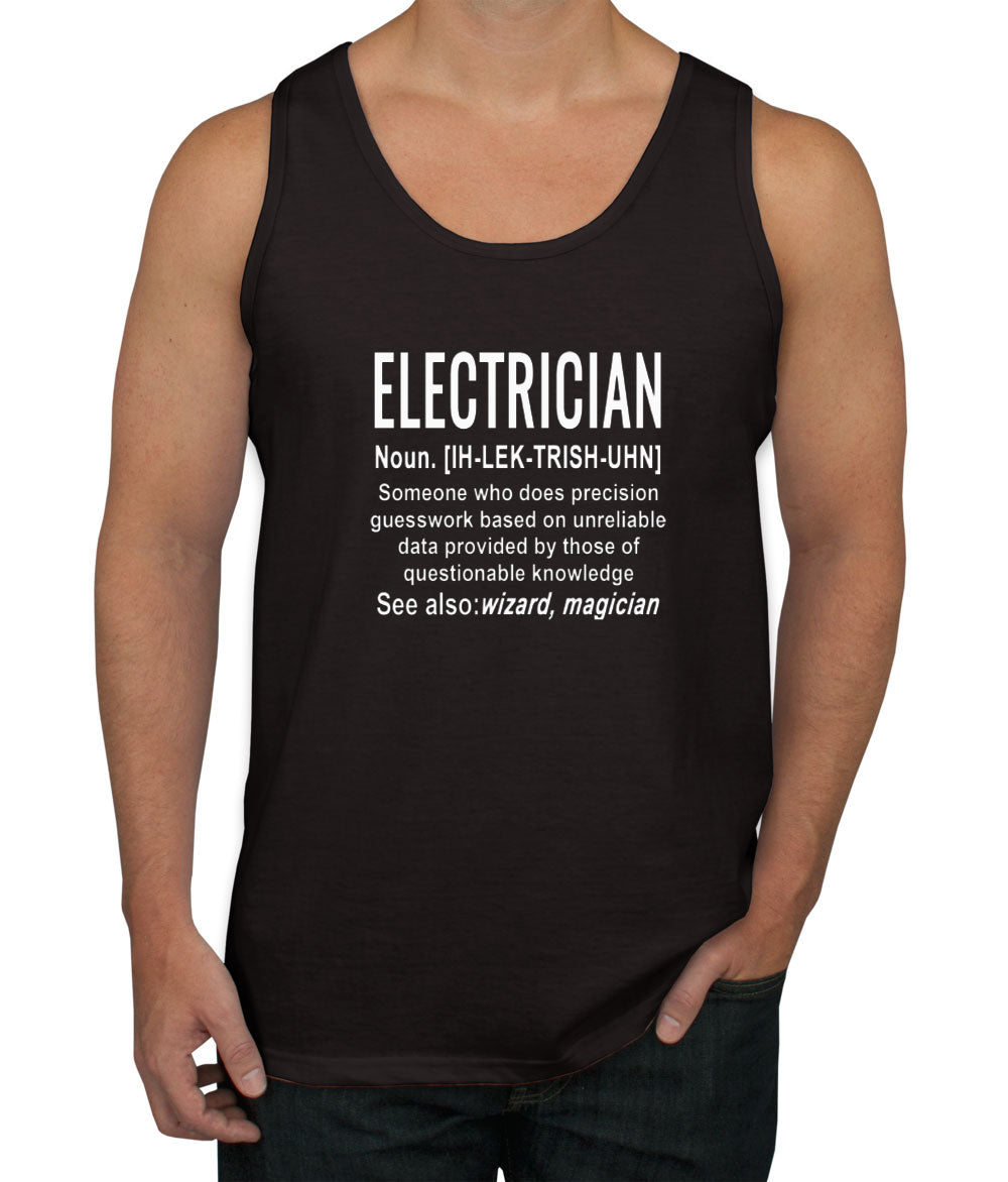 Electrician Definition Men's Tank Top