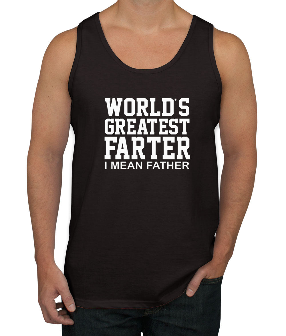 World's Greatest Farter, I Mean Father Men's Tank Top