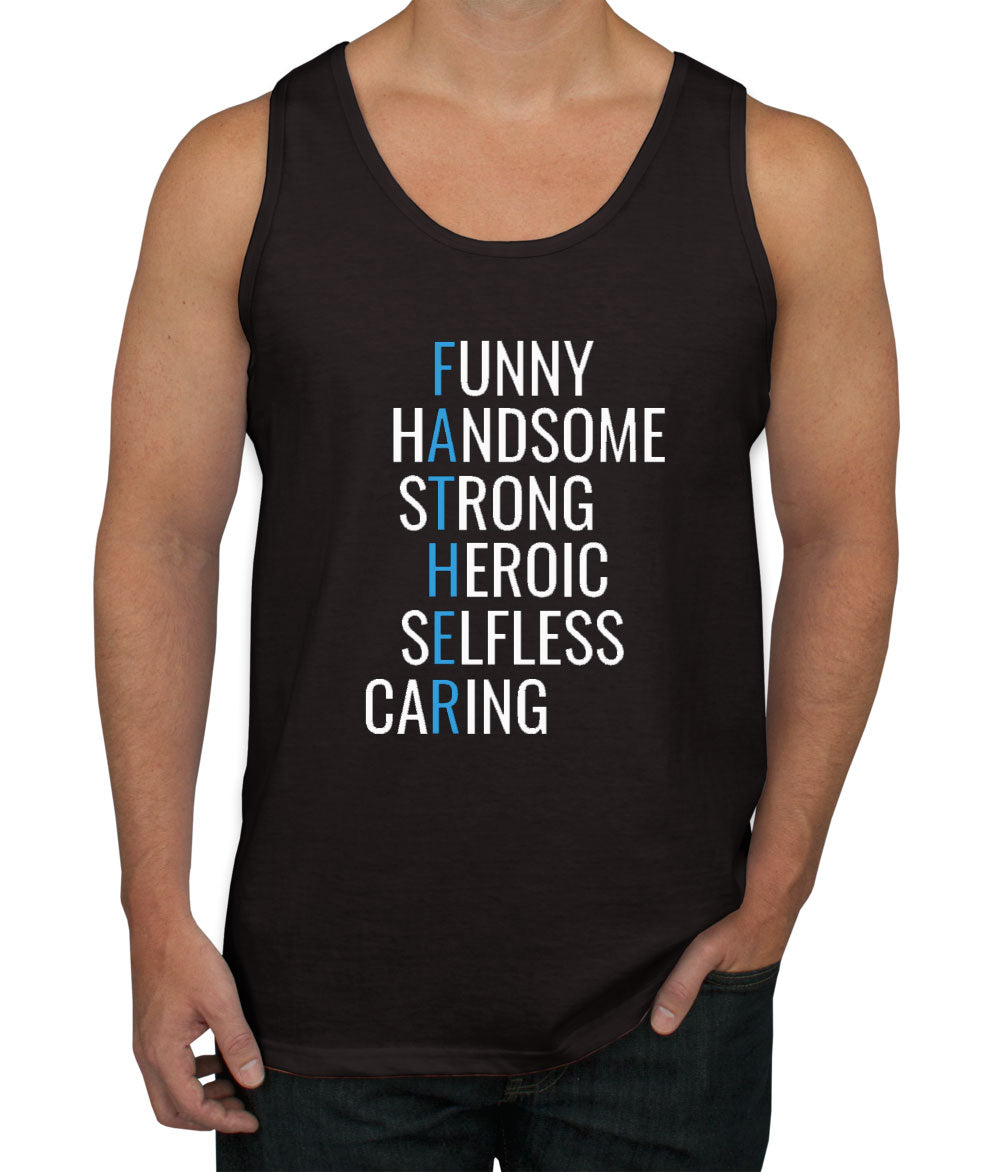 Father Acrostic Poem Men's Tank Top