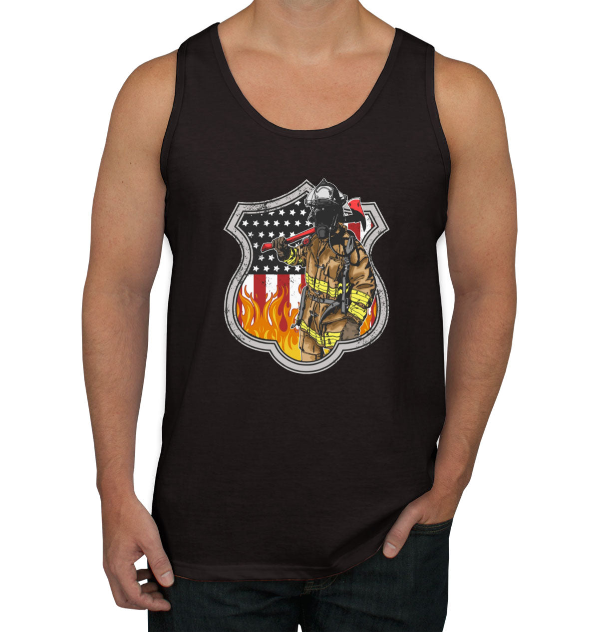 American Firefighter Men's Tank Top