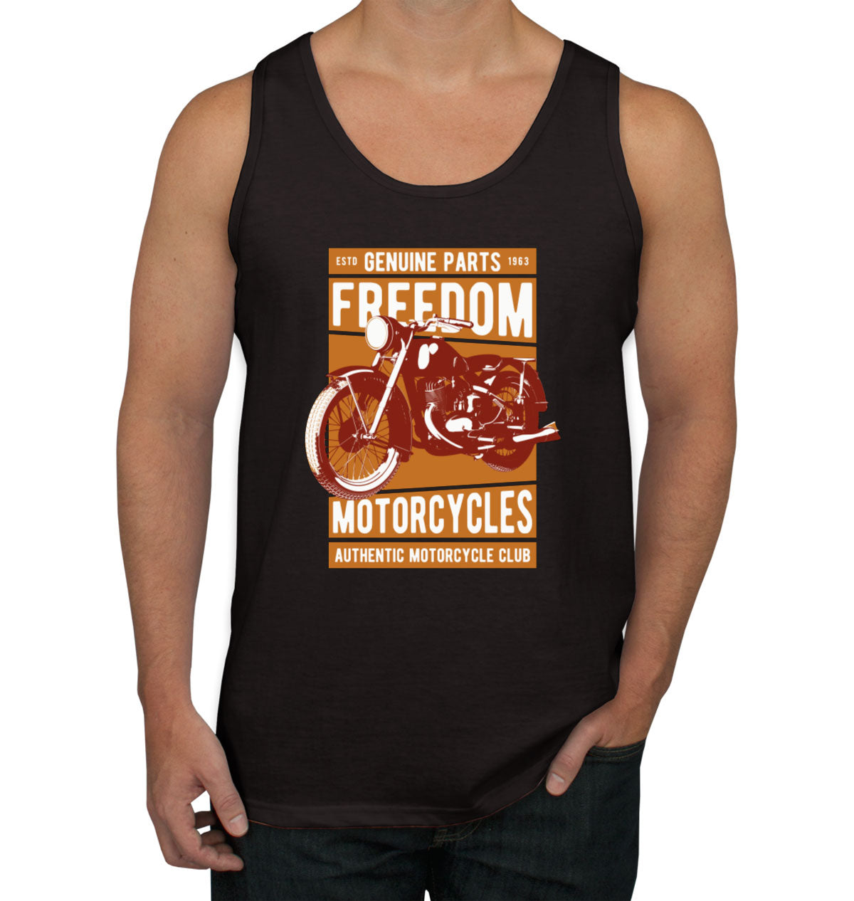 Freedom Motorcycles Men's Tank Top